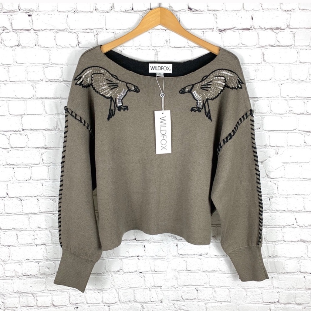 Wildfox Crop Sweater